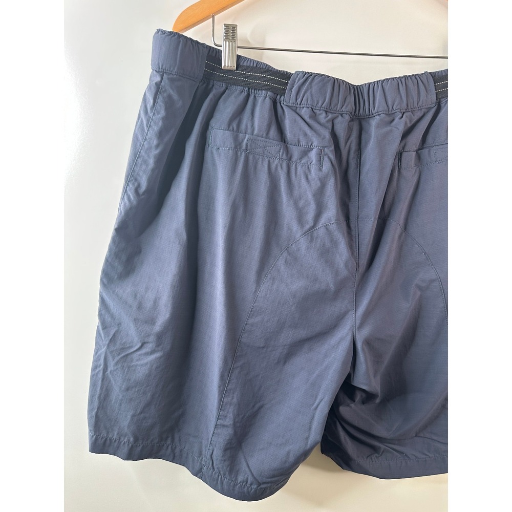 LL Bean Swift River Lined Shorts Mens XL Belted Nylon Blue 9" Cargo Outdoor Hike - Picture 15 of 16